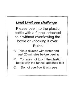[Cocomachi] Limit Limit Pee Challenge