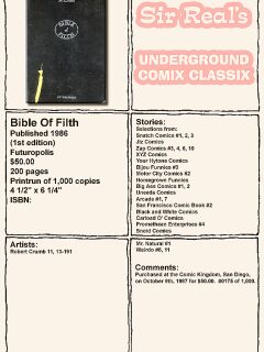 [Robert Crumb] Bible Of Filth Preview