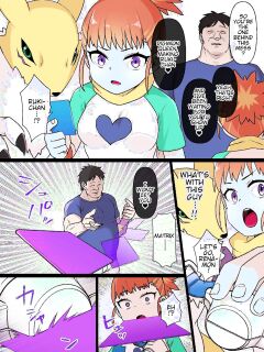 [Kusayarou] Digimon Brainwashing Makino Ruki & Renamon (Digimon Tamers)