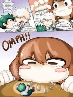 [Hughoftheskies] Ochako swallows Bakugo