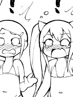 [Abe'sDrawings] Gatomon & Carla (Digimon Adventure, Fairy Tail)