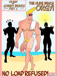 [Tom Taylor] Cruising with Johnny Bravo 2 - The Nude Beach Orgy! No Load Refused! [Eng] Preview