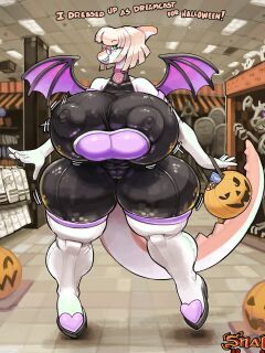 [Snao] Naomi Dinosaur at the spirit halloween (Rouge Bat Costume) (Goodbye Volcano High)