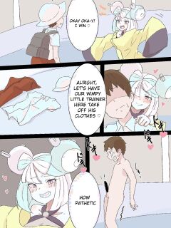 [Clip] A trainer getting made to cum by lono then getting swallowed