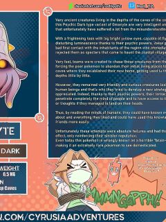 [rodrigotfa] 1. Cyrusia's Adventures / Lore Infos / New pokemon Variants pokedex entries