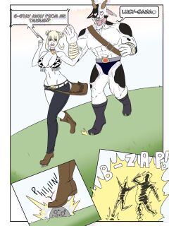 [TSFSingularity (Charlatanking)] Lucy & Taurus Double TG Transformation into each other (Fairy Tail)