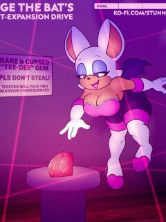Rouge the bat growth drive by stunnerpony