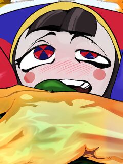 Pomni (The Amazing Digital Circuis) + Muscular Gumigoo - Yellow Elerphant