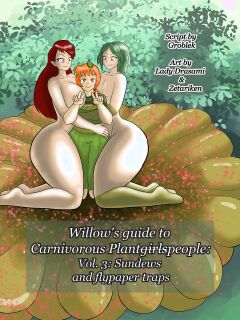 [LadyDrasami] Willow's Guide to Carnivorous Plantgirls Vol. 3: Sundews and Flypaper Traps