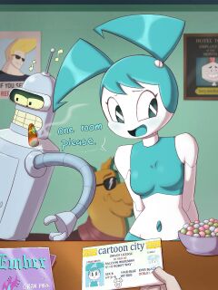 [Jona Kazuo] Teenage Robot Love (My Life as a Teenage Robot - Futurama)