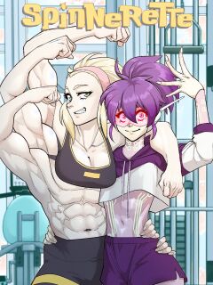Spinny and Mecha Maid Hit the Gym (Spinnerette)