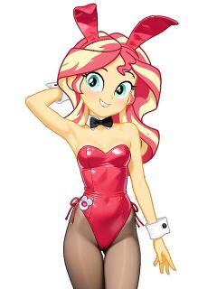 Equestria Girls-PLAYBOY Bunny Edition-AI Generated