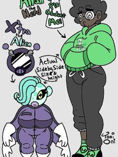 [ToniOniBony] Allan and X'tra ???????? (OC By Tonionibony) Preview