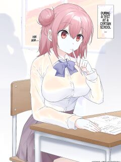 [Hiiragi Popura] Tesuto-chū ni hyōi sareta onna no ko no…♡ | A Girl Who Got Possessed During a Test…♡ (TS sakuhin baraethi pakku! nyotai ka＆ hyouietc…＋α) [English] [Maika]