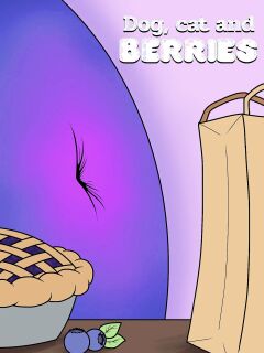 Dog, Cat and Berries by Batspid Preview