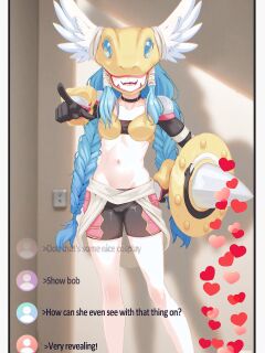 [CheesoArt] Minnie's first stream ever!!!!!!!!!!!11!!!!!! (Digimon)