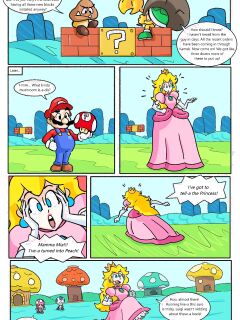 Peachy Transformation comic.