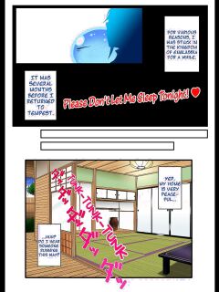 [Roshiman (Masa-nii)] Konya wa Nekasenaide Kudasaine | Please Don't Let Me Sleep Tonight (Tensei Shitara Slime datta Ken) [English] [EHCOVE]