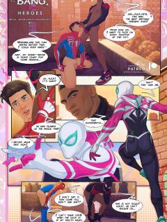 Spiderman Gay comic Peter X Miles X R63!Gwen