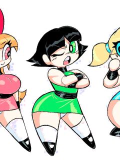 [TheGuyWhoDrawsALot) The Plow-Her Slut Girls (The Powerpuff Girls)