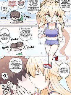 Breasts from above - Lancer Artoria